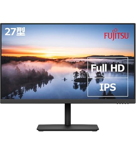 Amazon.co.jp: 富士通 ディスプレイ FMV Display 27型 (IPSパネル/フル